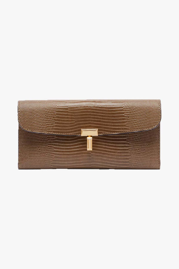 T-Lock Lizard-Embossed Wallet