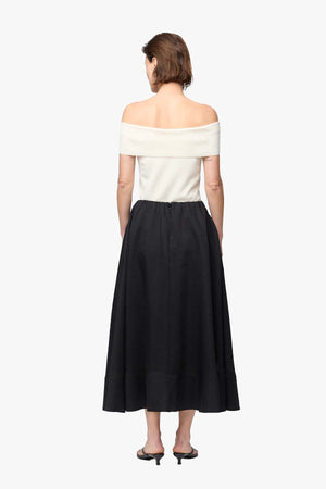Compact Knit Off Shoulder Top