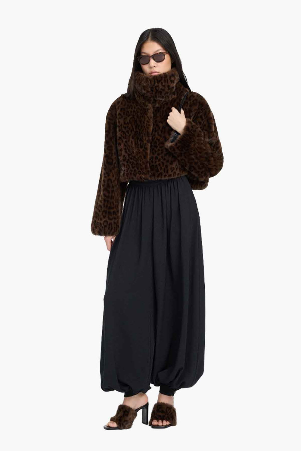 Faux Fur Cropped Jacket