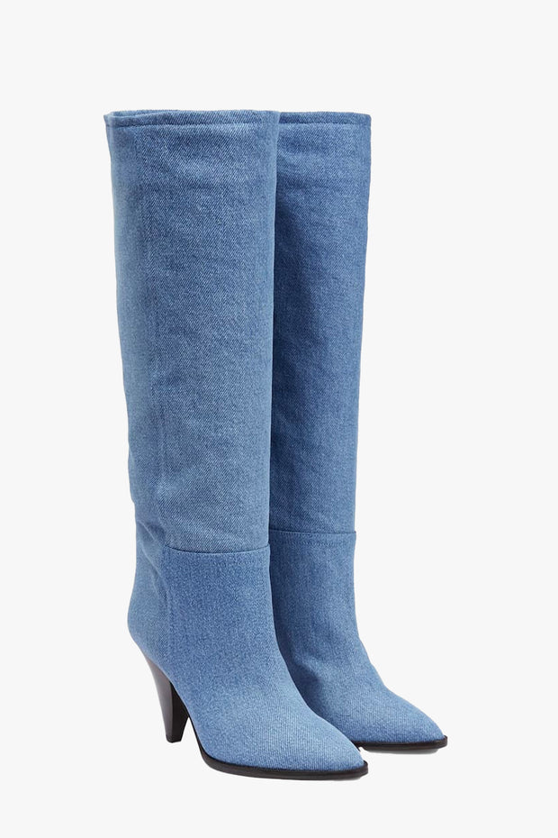 Ririo Denim Slouchy Boots