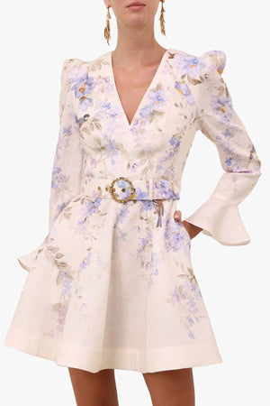 Luna Plunge Mini Dress