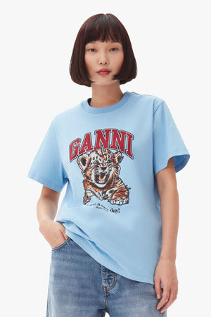 Basic Jersey Tiger Relaxed T-Shirt