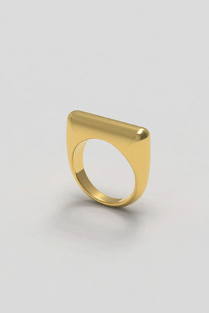 Sculpt Ring Slim Gold