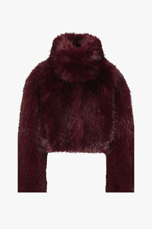 Faux Fur Crop Jacket