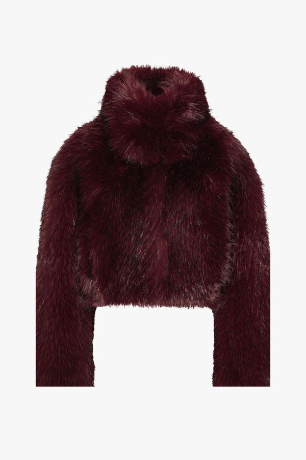 Faux Fur Crop Jacket