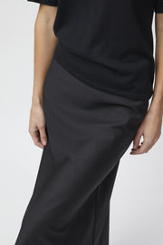 Tailored Bias Cut Midi Skirt