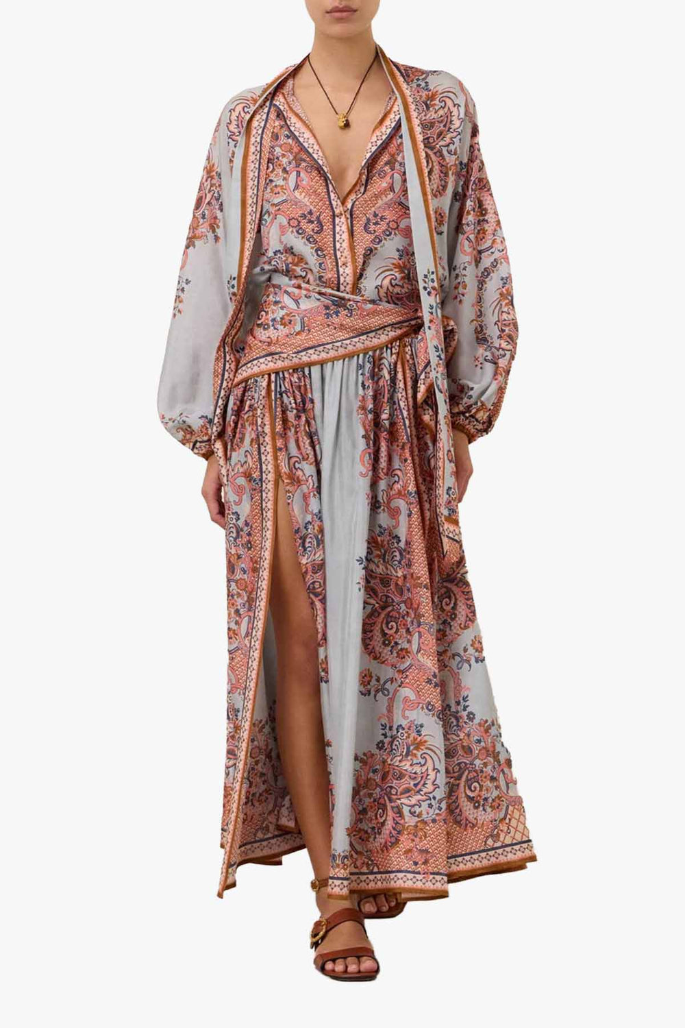 Aster Scarf Midi Skirt
