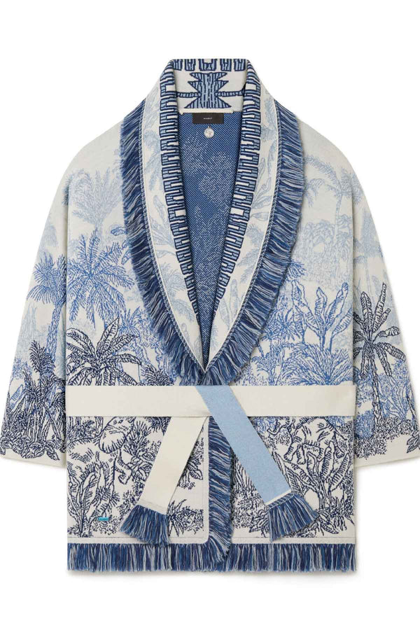 Jungle Toile De Jouy Cardigan