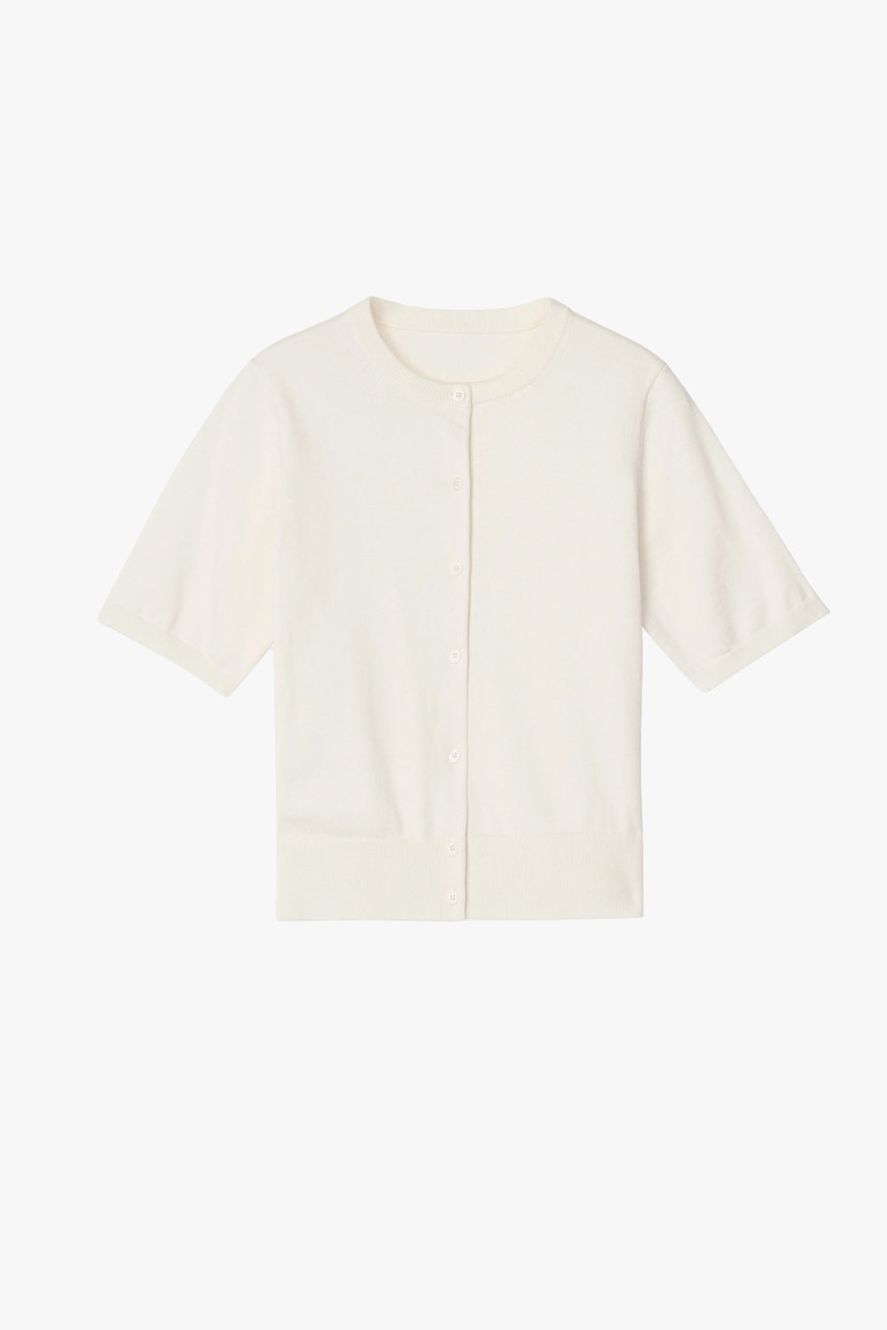 Cotton Cashmere Cardigan Tee