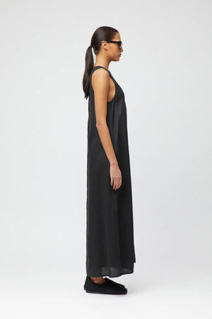 Esplanade Linen Maxi Dress