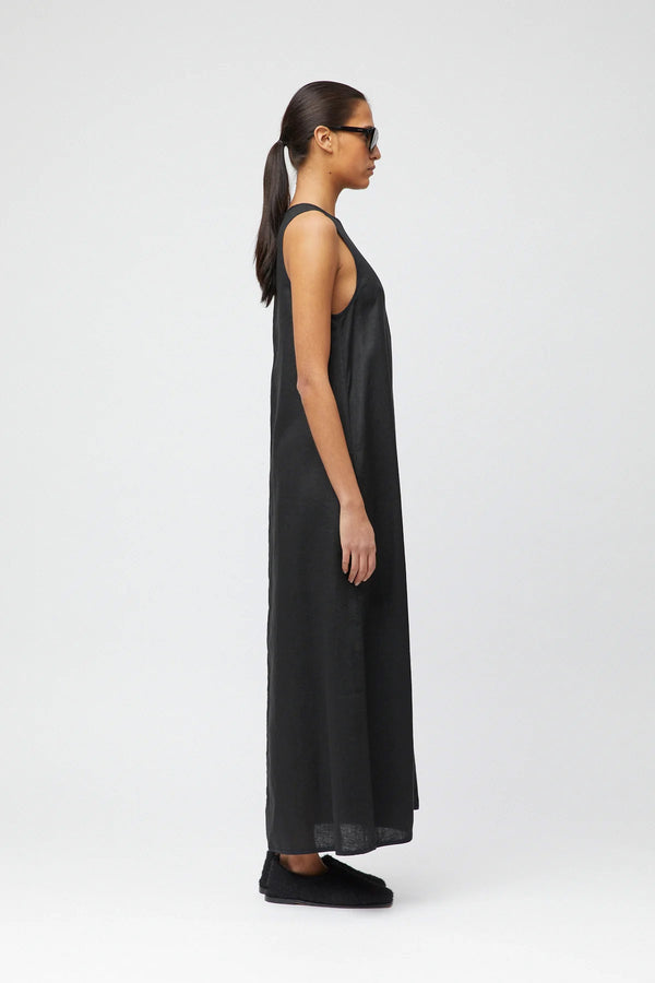 Esplanade Linen Maxi Dress