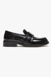 Leather Logo Detail Loafers