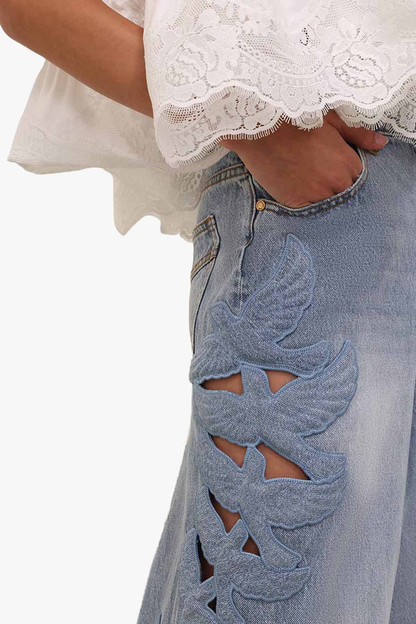 Alchemy Applique Relaxed Flare