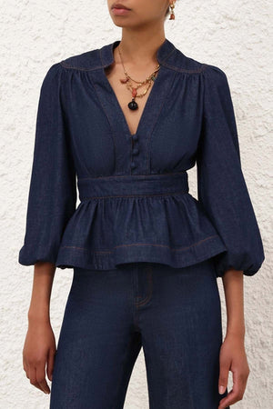 Awaken Denim Blouse