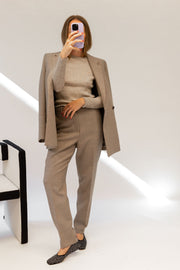 Low-Waist Tailored Trousers