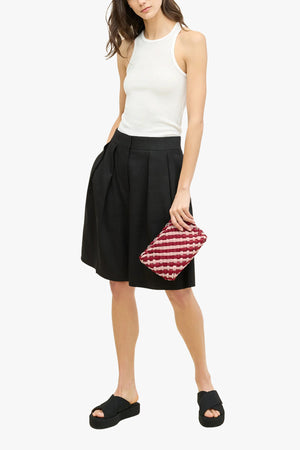 Gigi Small Clutch Double Weave