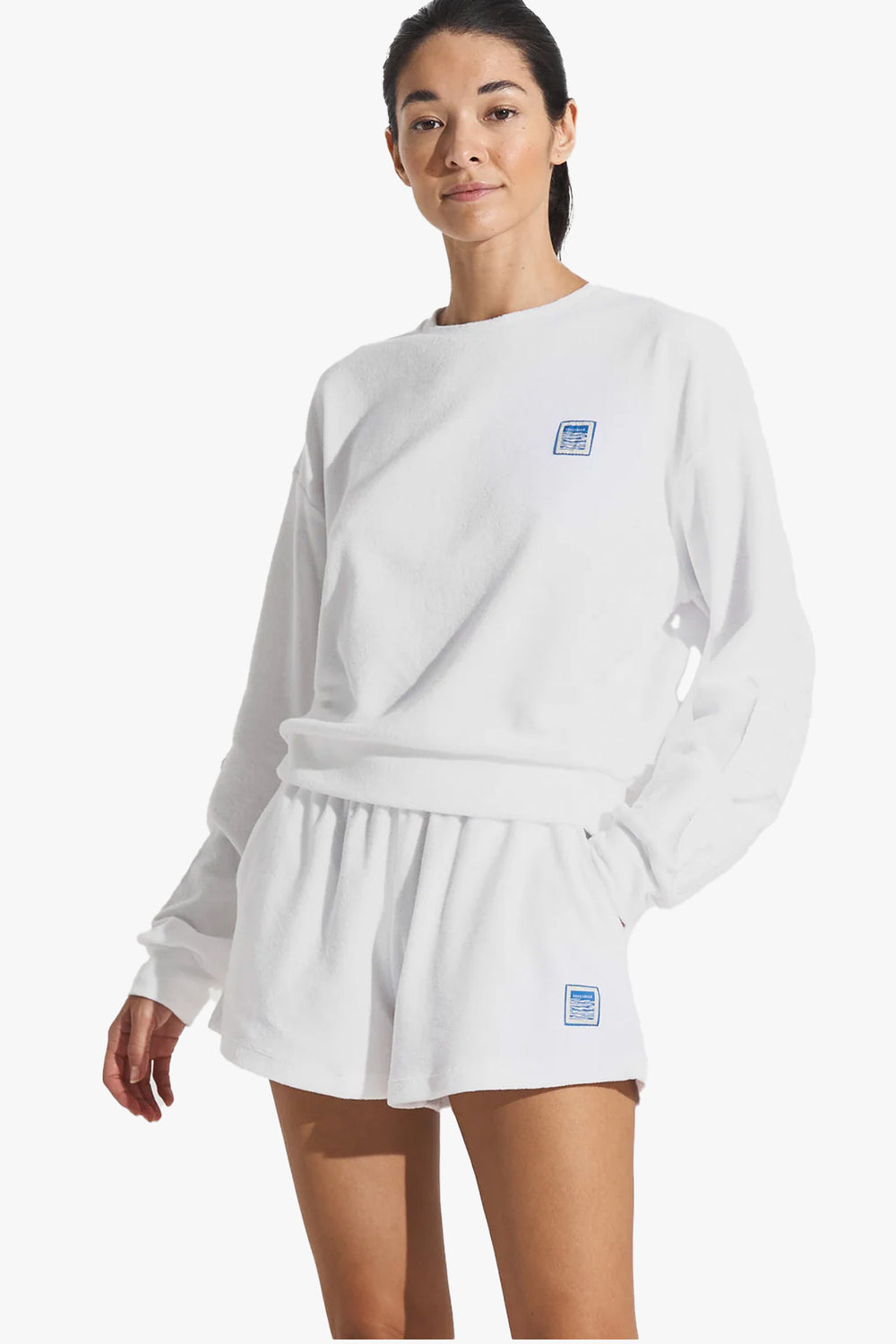 Terry Letter Sweatshirt