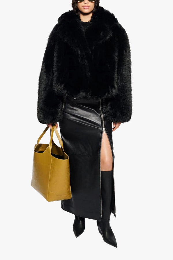 Maaya Jacket Faux Fur Luxe Mink 43cm