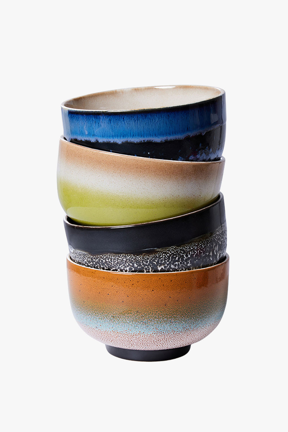 70s Ceramics Noodle Bowls Set Of 4