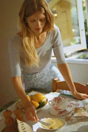 Merino Knit Fitted Top