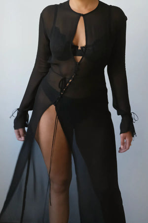 Portofino LS Open Dress