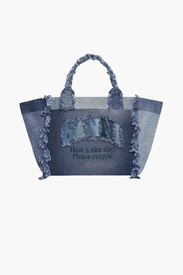 Small Trapeze Shopper Denim