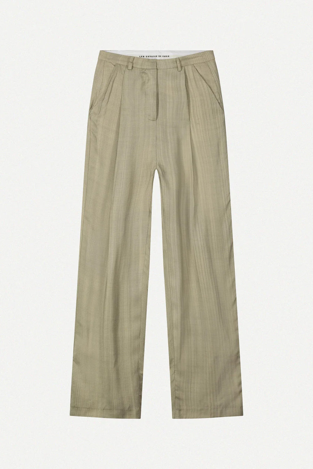 High Waist Tailored Trousers