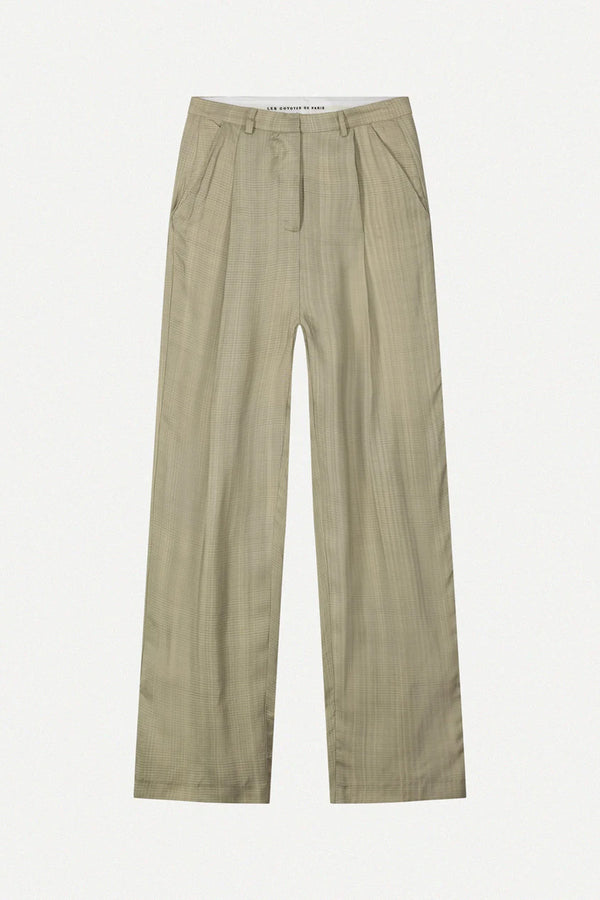 High Waist Tailored Trousers