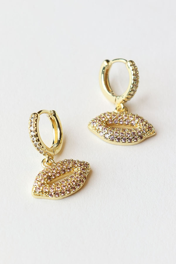 Lip Earring Gold