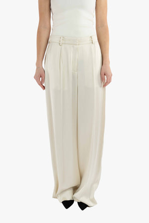 Wide Satin Trousers