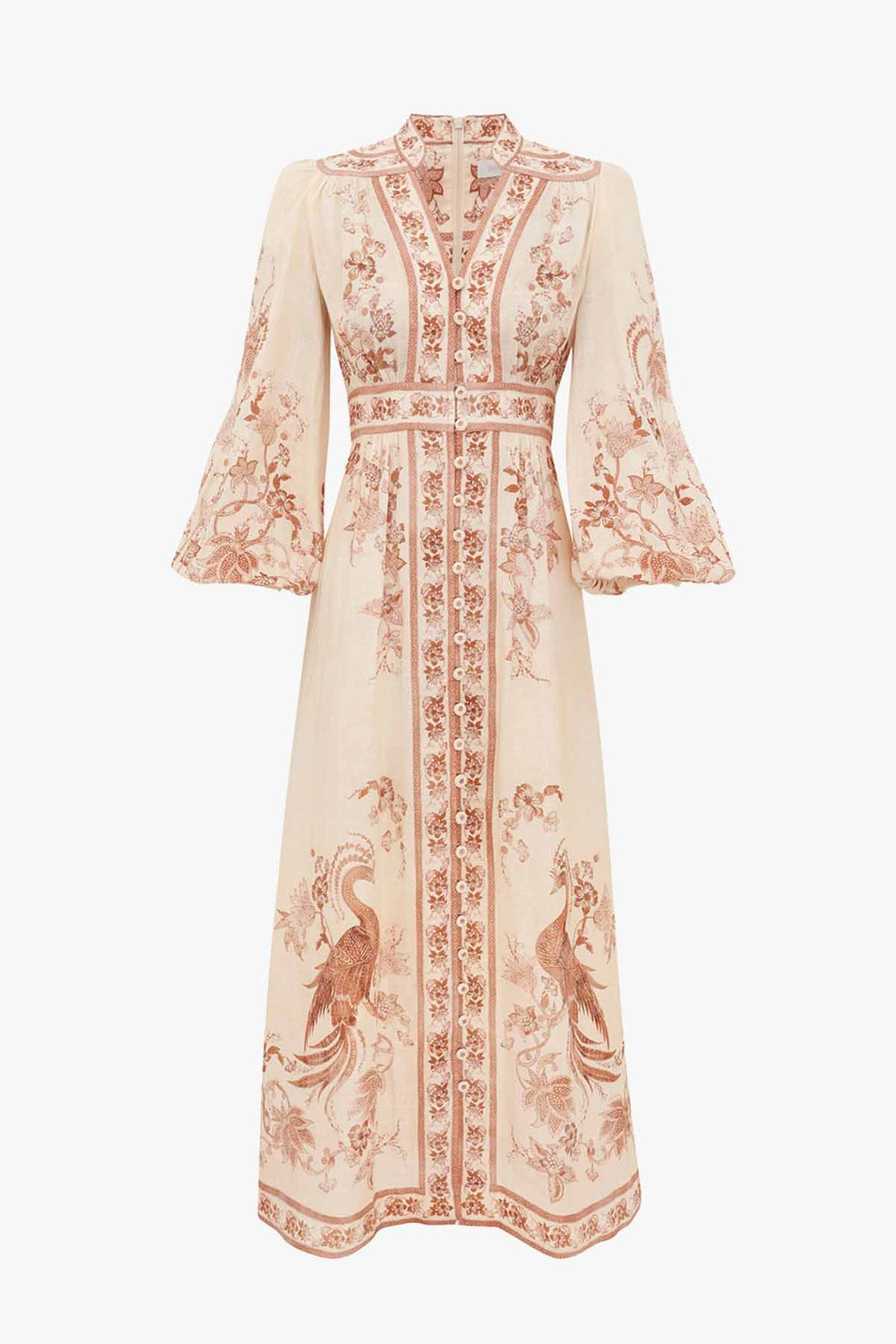 Indra Plunge Midi Dress