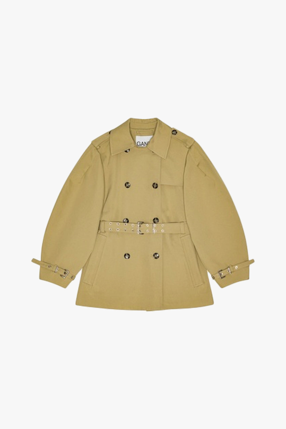 Heavy Twill Midi Trench Coat