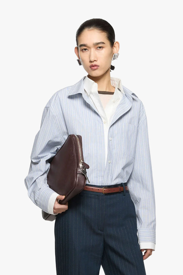 Cropped Layered Shirt