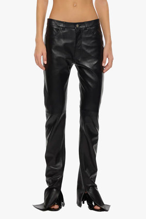 Leather Pants Pantaloni Lunghi