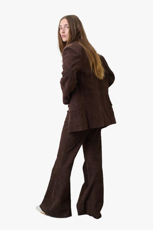 Oversized Suede Blazer