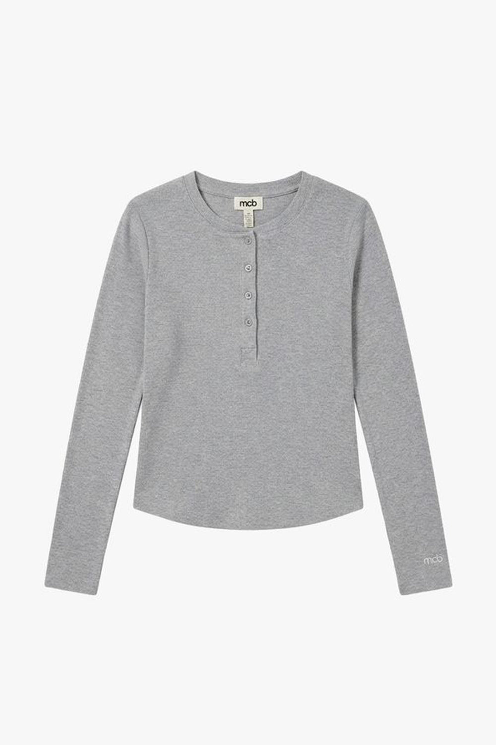 Women's Henley Grey