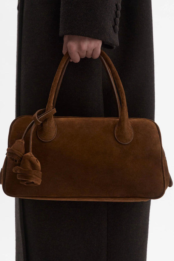 Brigitte Bag Regular Suede Light Brown