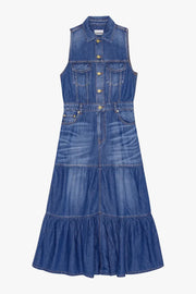 Light Denim Long Dress