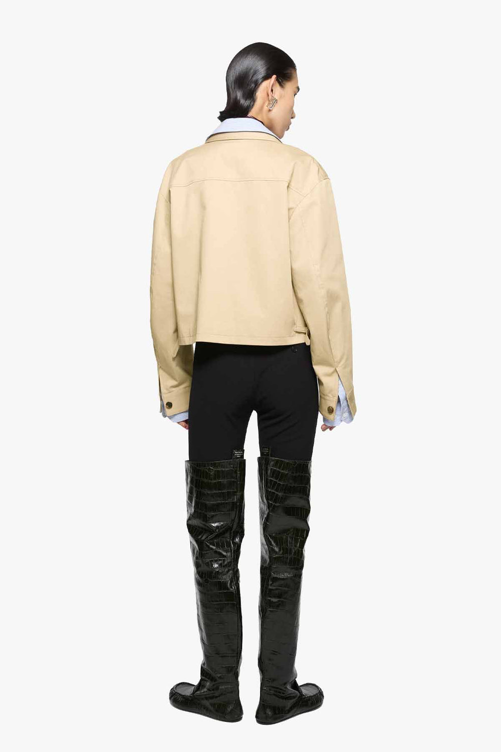 Shirt Collar Bomber Jacket