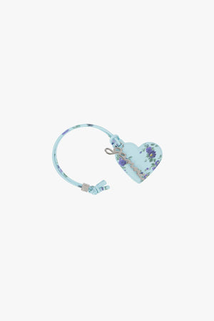 Bou Heart Mirror Ikat Flower Abstract