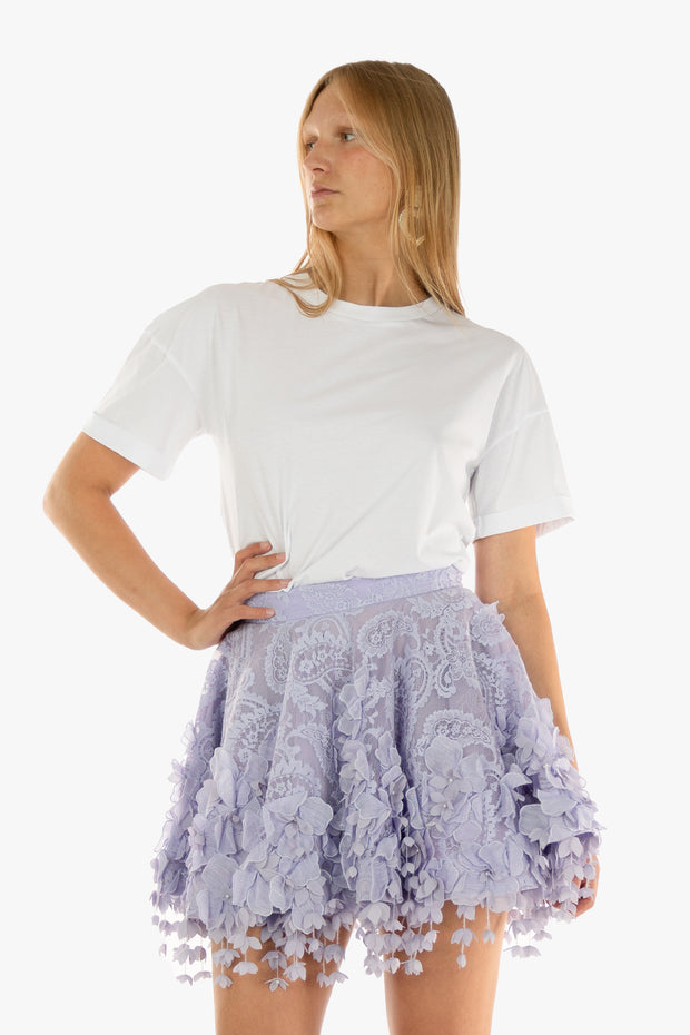 High Tide Lace Flip Mini Skirt
