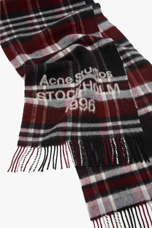 Logo Scarf With Fringe