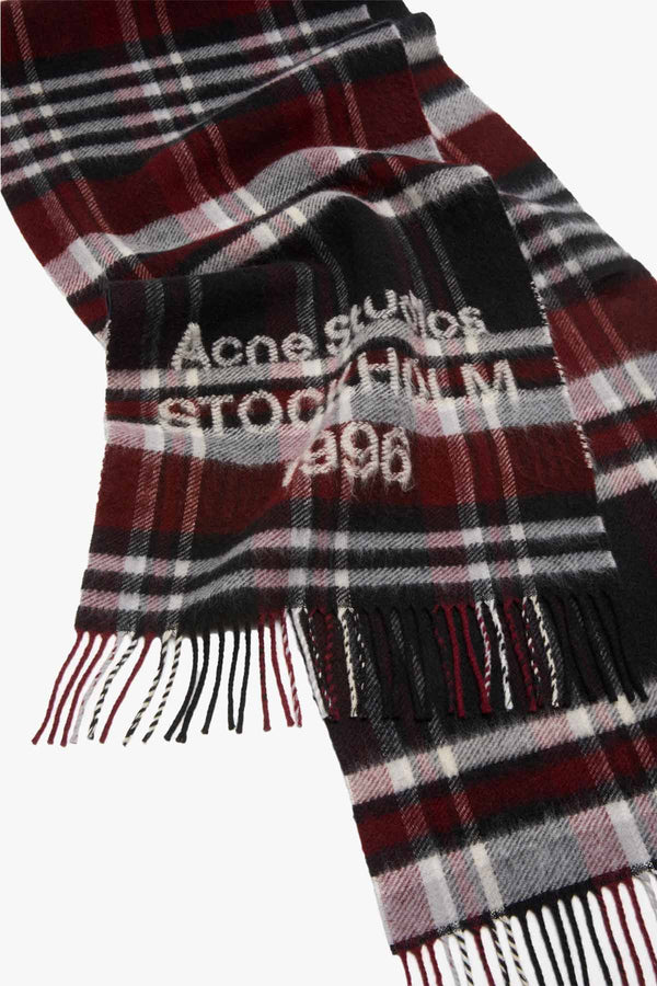 Logo Scarf With Fringe