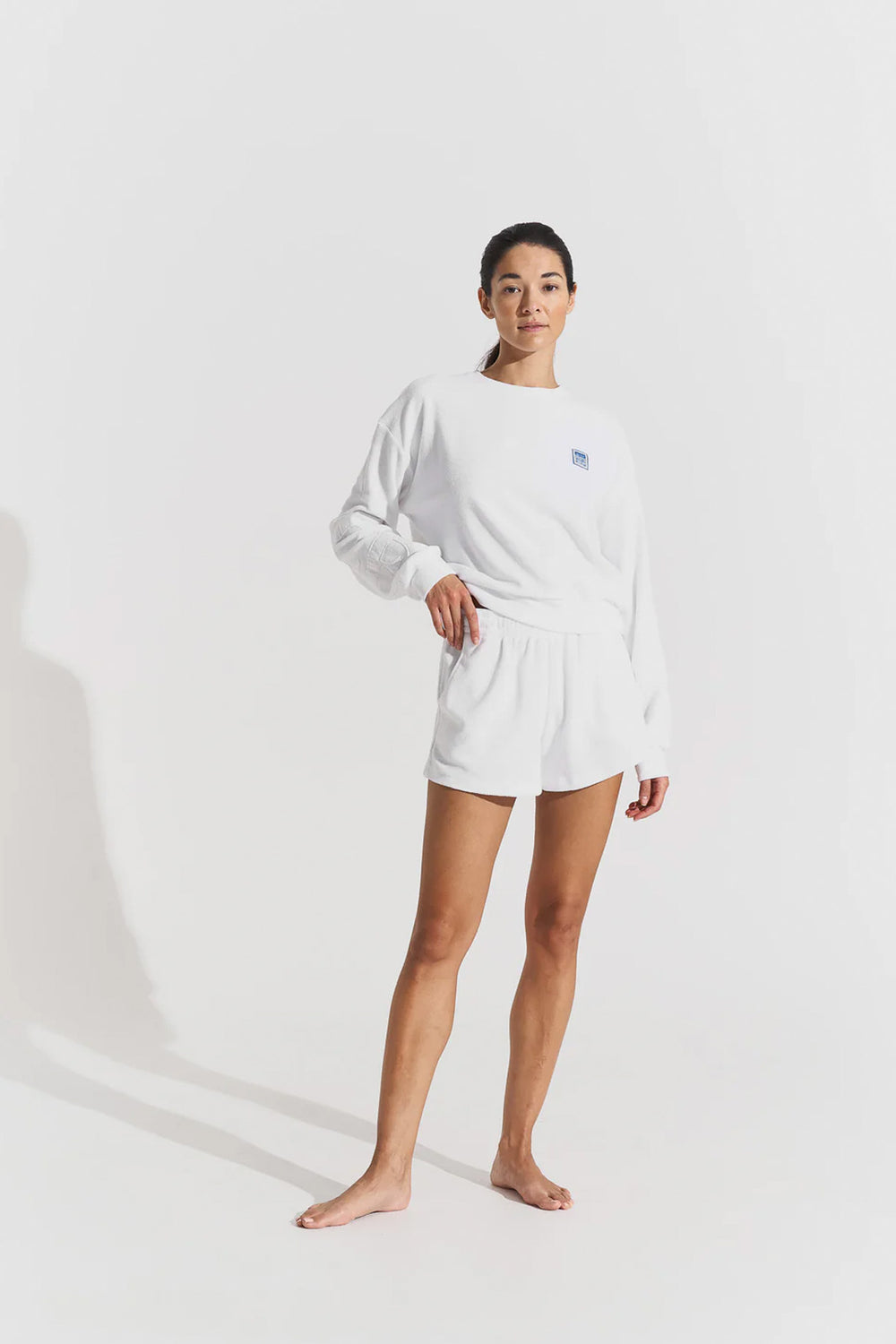 Terry Letter Sweatshirt