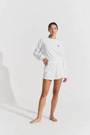 Terry Letter Sweatshirt