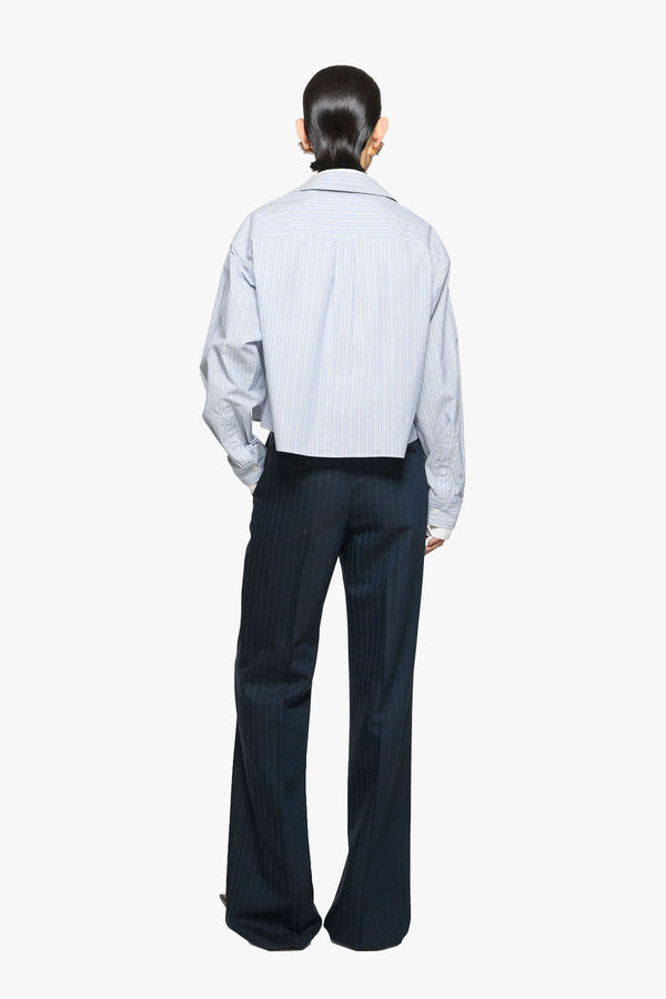 Cropped Layered Shirt