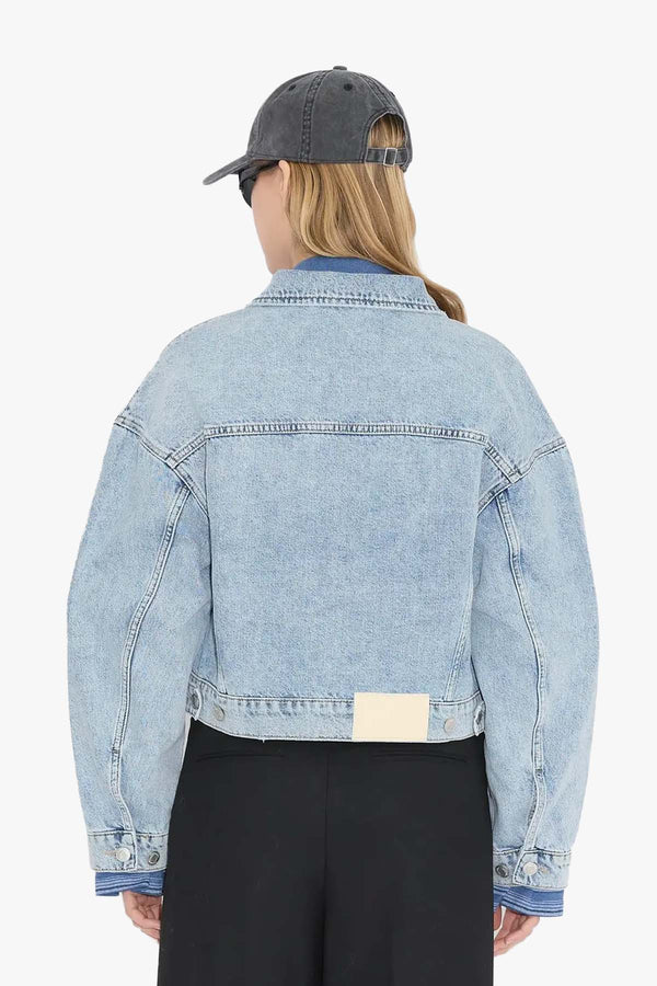 W Cropped Denim Jacket