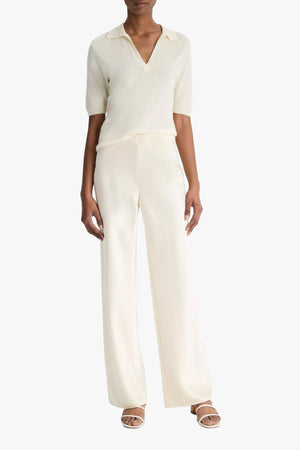 Colette High Waist Fluid Satin Bias Pants
