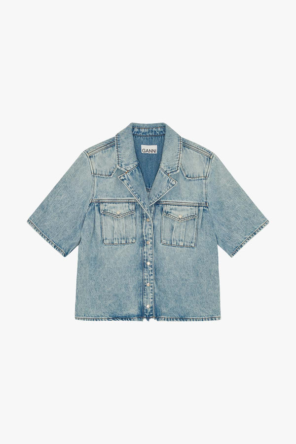 Soft Rigid Denim Shirt