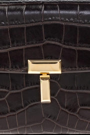 T-Lock Croco-Embossed